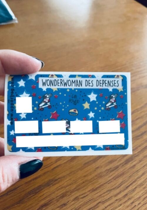 Sticker CB "Wonderwoman des dépenses"