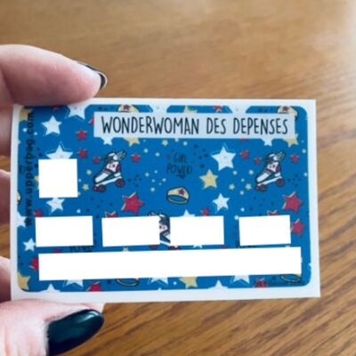 Sticker CB "Wonderwoman des dépenses"