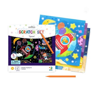 Juego de rascar Dodo Espacio