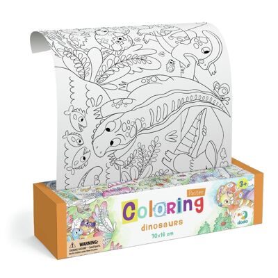 Dodo Coloring Poster Dinosaurios