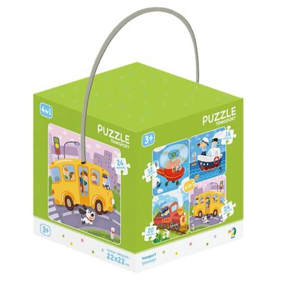 Dodo Puzzle 4 en 1 Transport