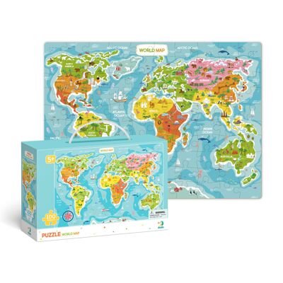 Dodo Rompecabezas Mapa del Mundo