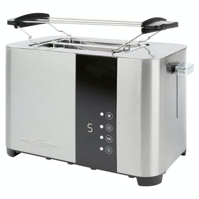 Toaster 2 slots in stainless steel with touch screen Proficook PC-TA1250