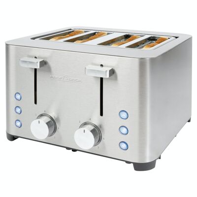 Toaster 4 Schlitze Edelstahl Proficook PC-TA1252