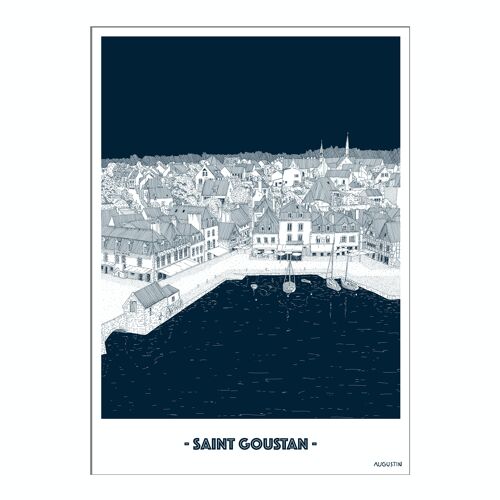 postcard "SAINT GOUSTAN"