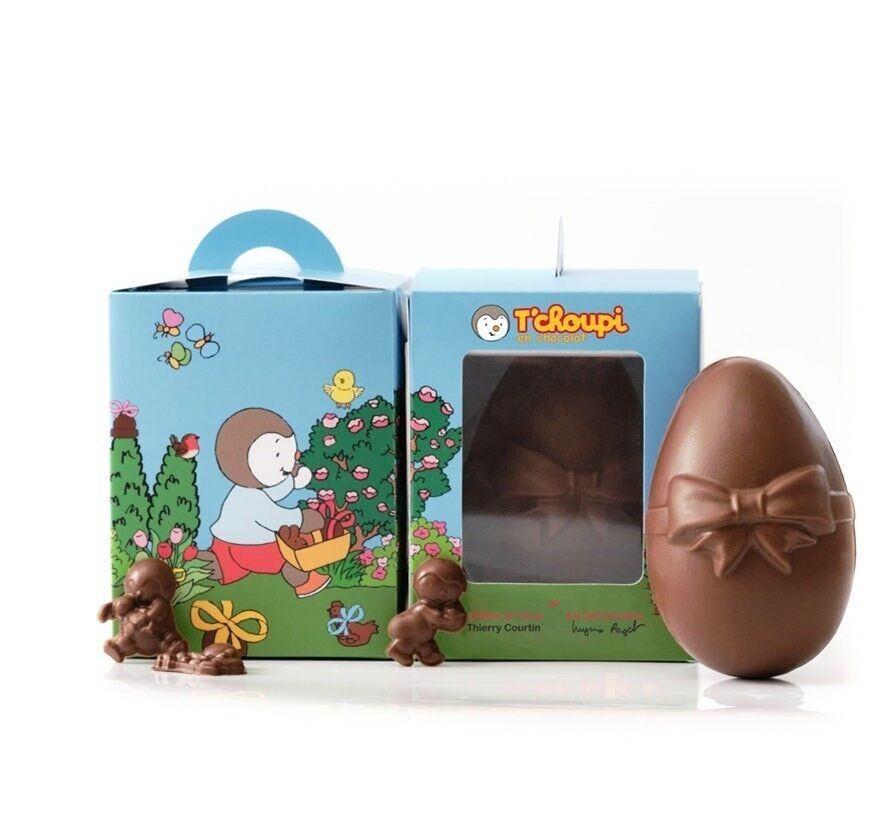 Uovo di Pasqua T'Choupi Coco - 12 cm - F1TCH