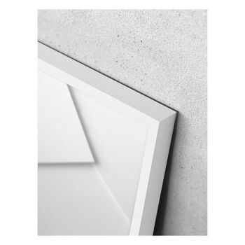 Cadre Alu - Blanc - Acrylique 18