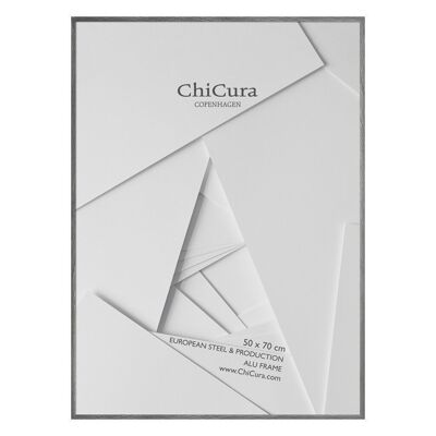 Marco de aluminio - Antracita cepillado - Vidrio