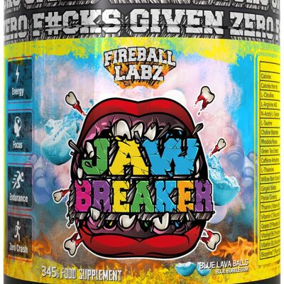 Jaw Breaker Palline di lava blu da 345 g (Bubblegum blu)