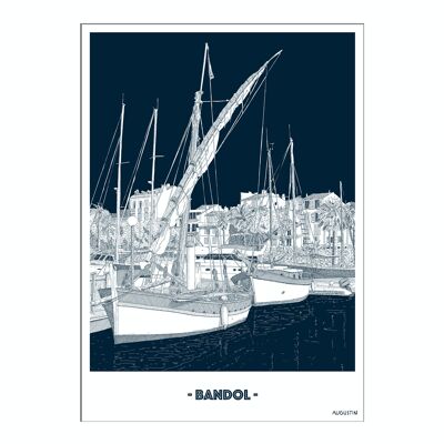postcard "BANDOL"