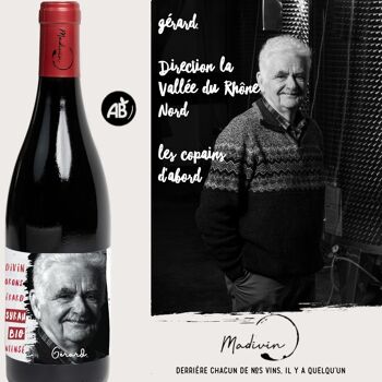 Vin Rouge Bio IGP Collines Rhodaniennes "Gérard" 2