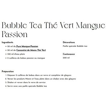 Pure by Monin Mangue Passion pour cocktail ou limonade - Arômes naturels - 70cl 2