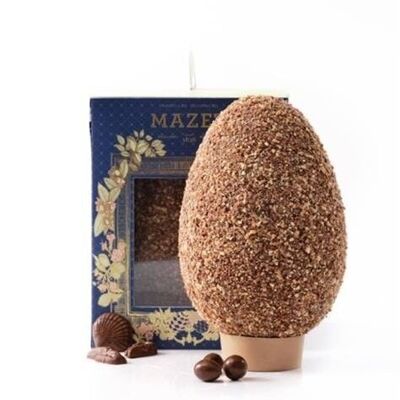 Praslines Easter burst egg - milk chocolate - 18cm - F18PL