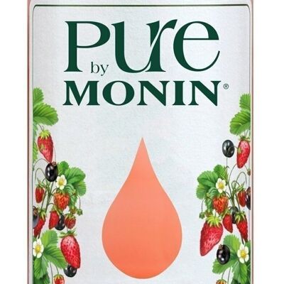 Pure by Monin Fruits Rouges pour eau aromatisée ou cocktails de la fête des mères - Arômes Naturels - 70cl