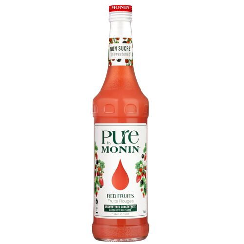 Pure by Monin Fruits Rouges pour cocktail ou limonade - Arômes Naturels - 70cl