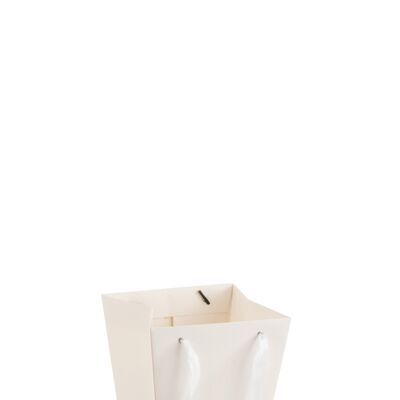 Cache-pot étanche sac avec ruban papier blanc small