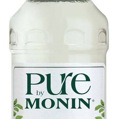 Pure by Monin Mint para aguas aromatizadas o cócteles - Sabores naturales - 70cl