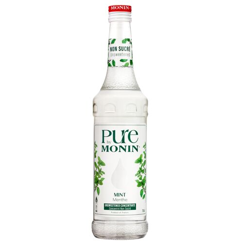 Pure by Monin Menthe pour cocktail ou limonade - Arômes naturels - 70cl