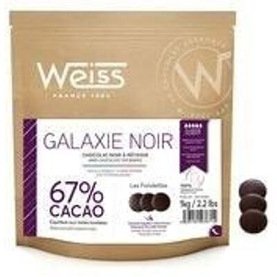 FONDETTE 1 KG, BLACK GALAXY /67% WEISS