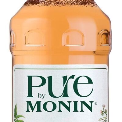 Pure by Monin - Melocotón y albaricoque para aguas aromatizadas o cócteles del Día de la Madre - Sabores naturales - 70cl