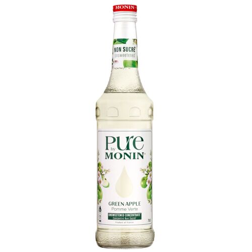 Pure by Monin Pomme verte pour cocktail ou limonade - Arômes Naturels - 70cl