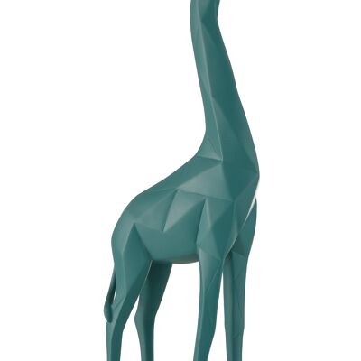 Girafe resine bleu