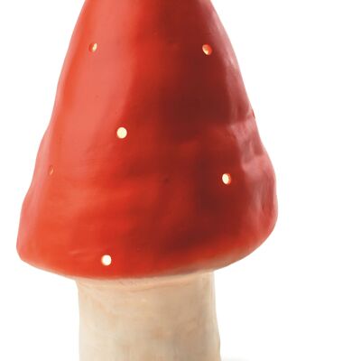 LAMP MUSHROOM SMALL RED
