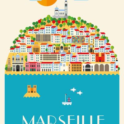 Poster Marseille V.1