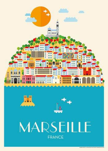 Affiche Marseille V.1 1