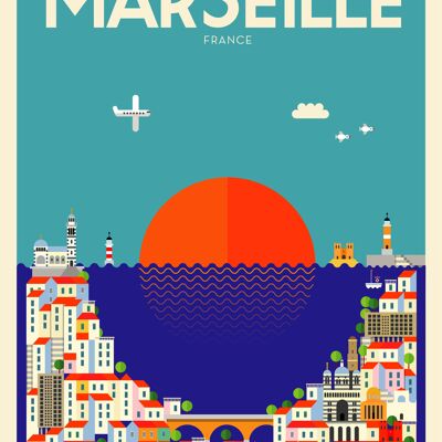 Poster Marseille V.2