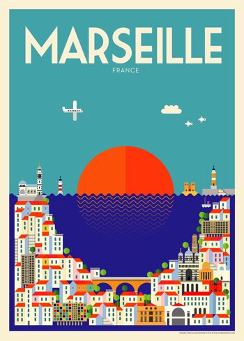 Affiche Marseille V.2