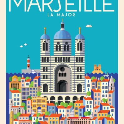 Poster Marseille Major