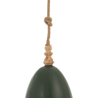 Lampe suspendue denis metal vert fonce