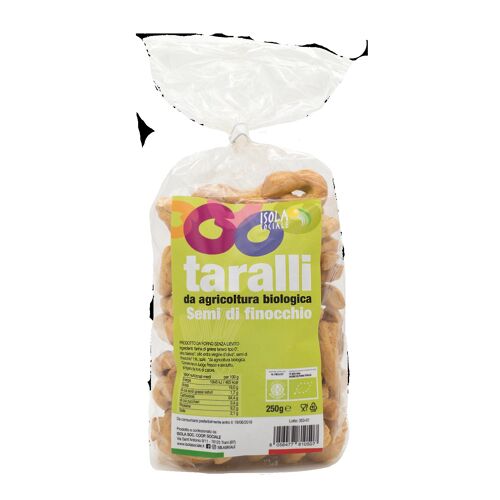 Taralli BIO ai semi di finocchio