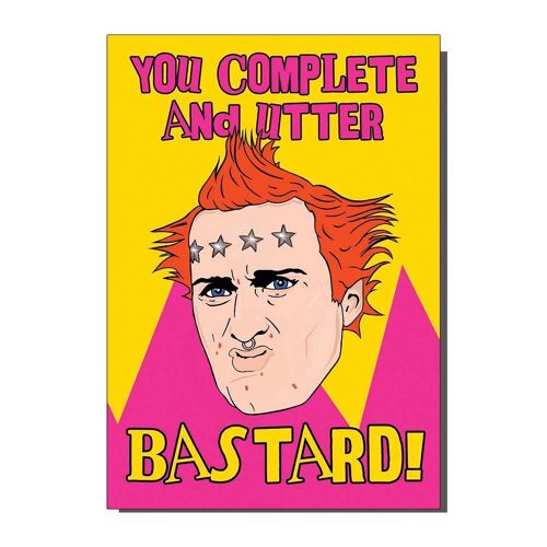 Vyvyan The Young Ones Punk Rock Greetings Card
