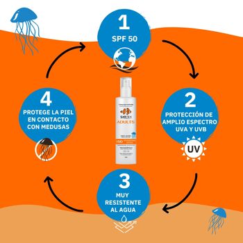 spray solaire Safe Sea pour adultes SPF 50 protège la peau en contact avec les méduses 100 ml 3