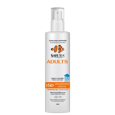 spray solaire Safe Sea pour adultes SPF 50 protège la peau en contact avec les méduses 250 ml