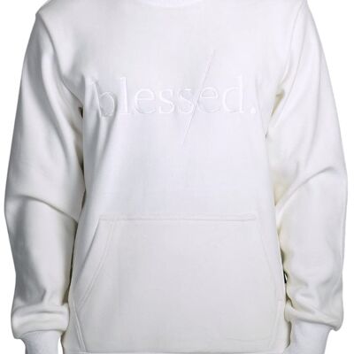 Blessed Velour Crewneck Sweater 1