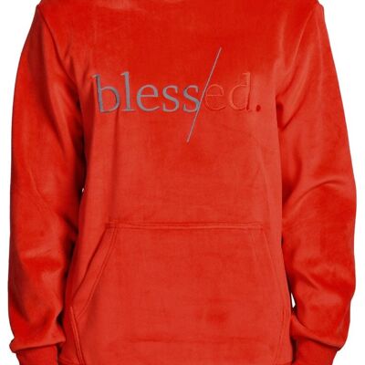 Blessed Velour Crewneck Sweater 3