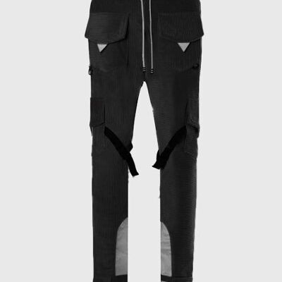 Psychedelic Corduroy Cargo Pants