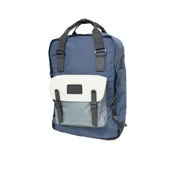 Macaroon Large Go Wild series - Grand sac à dos en nylon océanique recyclé pour pc 15 pouces, sac étudiant, sac week-end 1