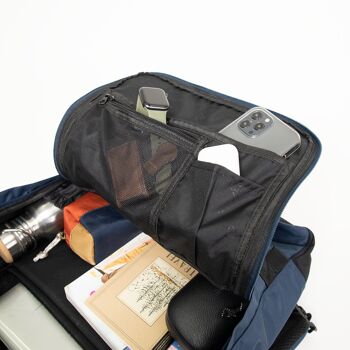 Macaroon Large Go Wild series - Grand sac à dos en nylon océanique recyclé pour pc 15 pouces, sac étudiant, sac week-end 3