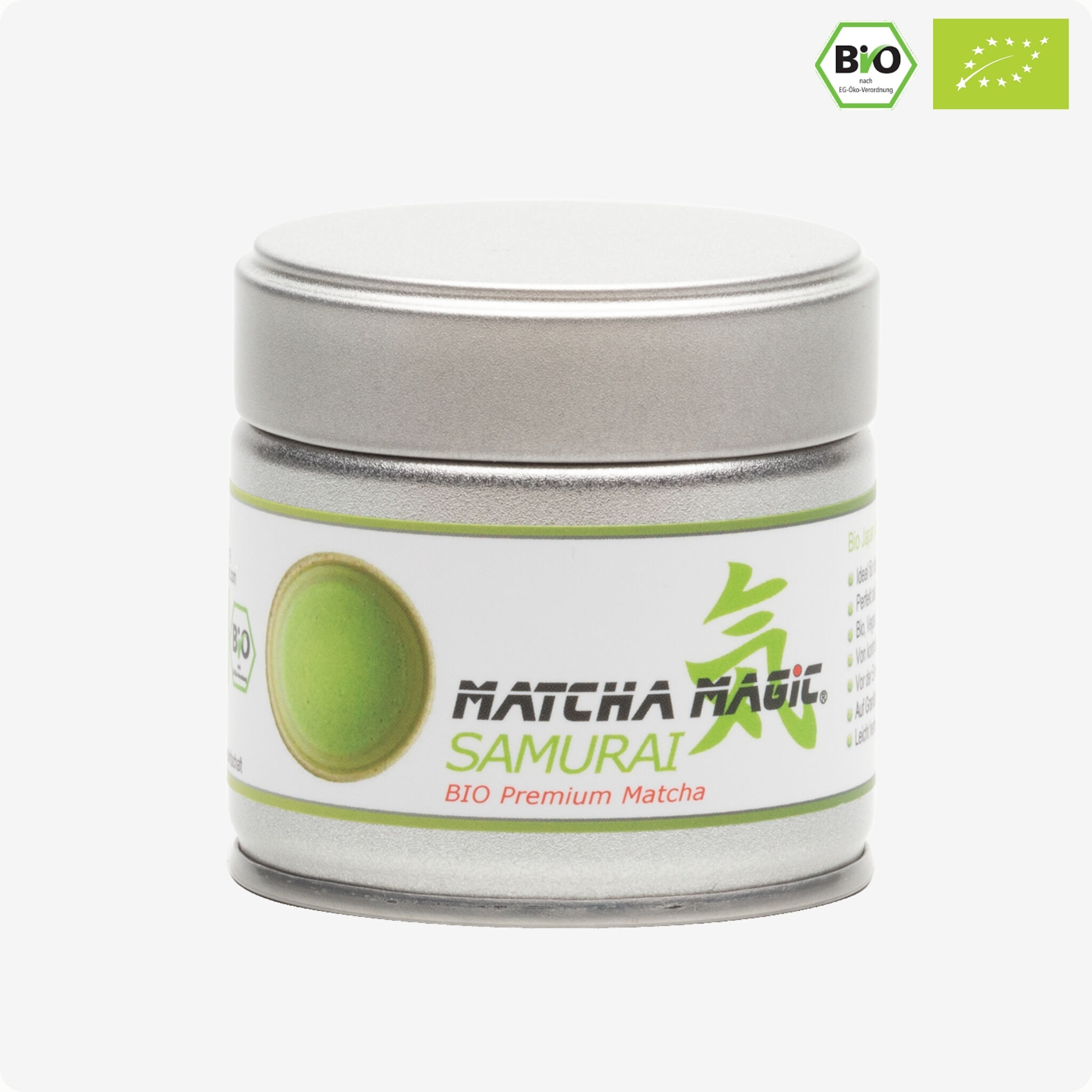 Organic Matcha SAMURAI – Premium Quality (30g/80g)