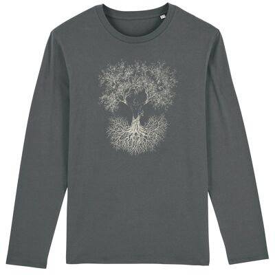 Fairwear Organic Longsleeve Hombre Antracita Fusión