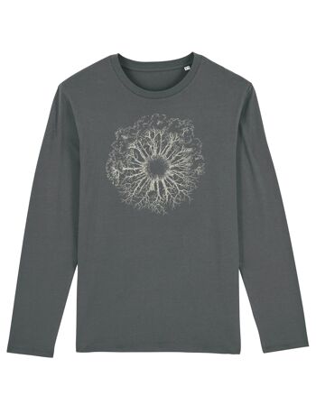 Fairwear Organic Longsleeve Homme Anthracite WoodenIris