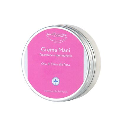 Crema de Manos Hipernutritiva BIO con Rosa