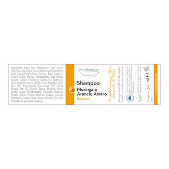 Shampoing Cheveux Secs Moringa et Orange Amère 30 ml 2