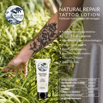 Natural Repair Tattoo Lotion - 50 ml - Crème naturelle pour le traitement du tatouage 4