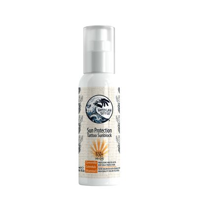 Sun Protection Tattoo Sunblock - 75 ml - Crema solar para tatuajes SPF 50+