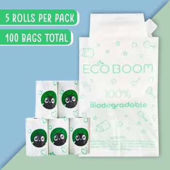 Sacs à couches biodégradables | Paquet de 100 sachets 4